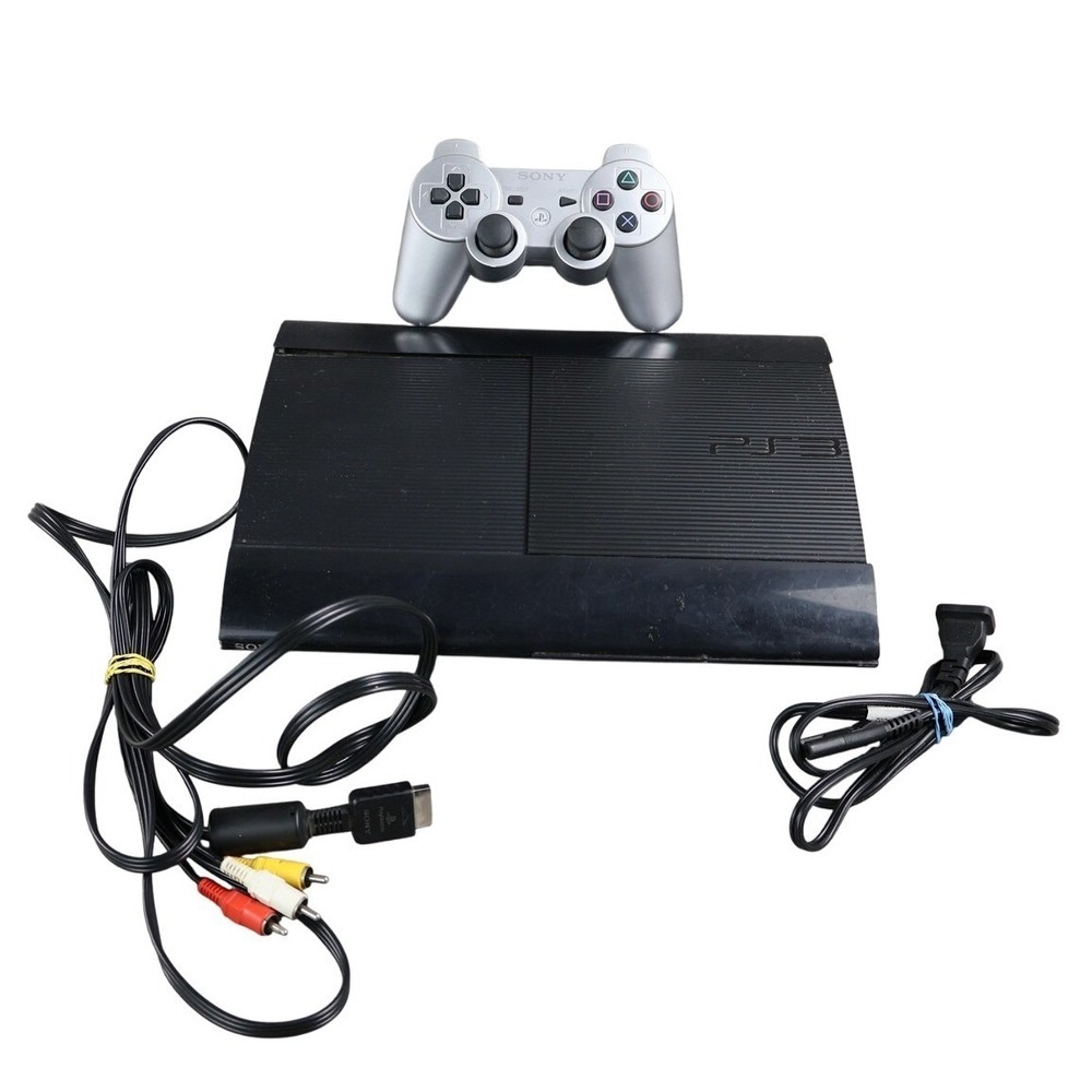Sony PlayStation 3 Super Slim CECH-4001B 250GB w/ Controller - Tested
